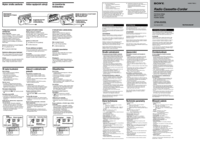 Zobrazit dokument Sony CFM-20L Uživatelský manuál